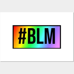 #Black Lives Matter Rainbow Posters and Art